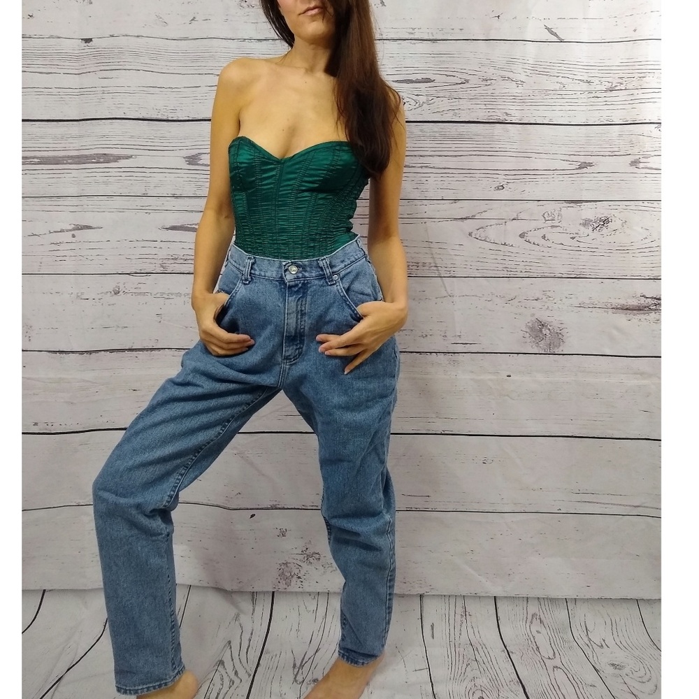 Lee riveted 80s tapered leg mom jeans - Picture 2 of 5